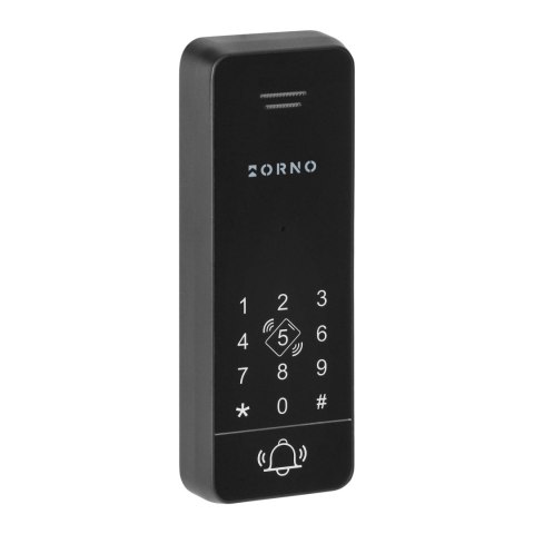 ERIN, zestaw domofonowy jednorodzinny, 2-żyłowy, szyfrator, RFID, biały