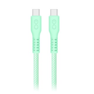 Kabel USB-C - USB-C eXc IMMORTAL, 2m, 30W, szybkie ładowanie, kolor mix