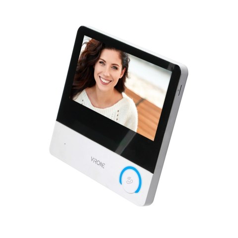 PAVONIS, zestaw wideodomofonowy, 4-żyłowy, 7", Wi-Fi, ekran dotykowy, Full HD, RFID