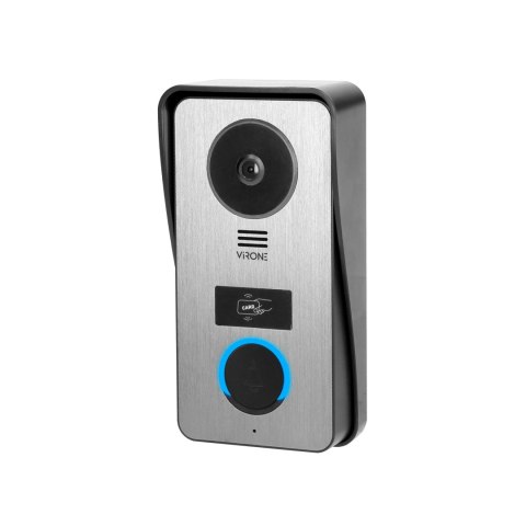 PAVONIS, zestaw wideodomofonowy, 4-żyłowy, 7", Wi-Fi, ekran dotykowy, Full HD, RFID