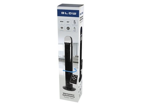 44-075# Wentylator kolumnowy 90w lcd + pilot czarny
