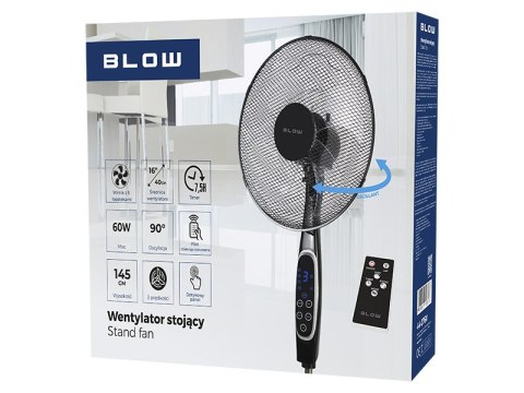 44-078# Wentylator stojący 16" 60w lcd + pilot op