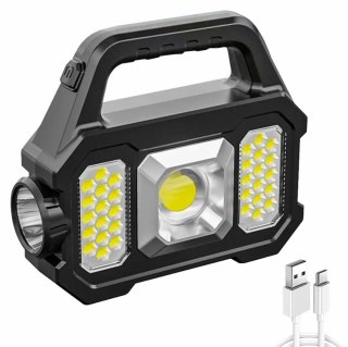 ZD103 Latarka akumulatorowa powerbank solarna
