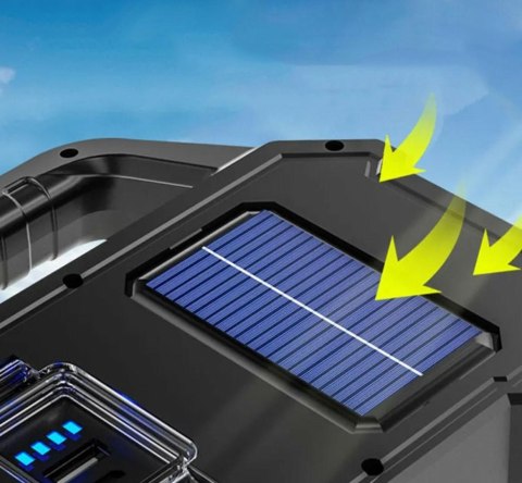 ZD103 Latarka akumulatorowa powerbank solarna