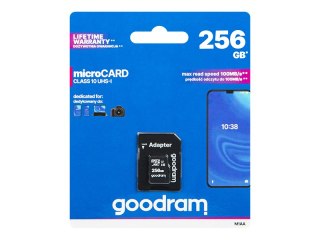 66-280# Karta microsdxc 256gb+adapter sd cl10 goodram uhs-i