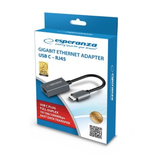 ENA102 Esperanza gigabit ethernet 1000 mbps adapter usb c-rj45