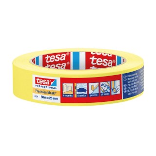 Taśma malar.precyz.extra cienka 0.09mm washi 50m:25mm,żół