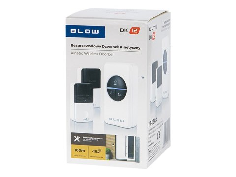 17-124# Dzwonek bezprzewodowy kinetic dk-12`