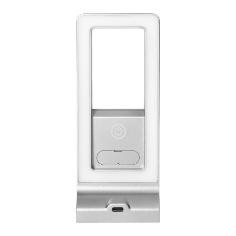 ARTUS lampka podszafkowa LED 3W, 225lm, 4000K, z włącznikiem dotykowym i USB, szara