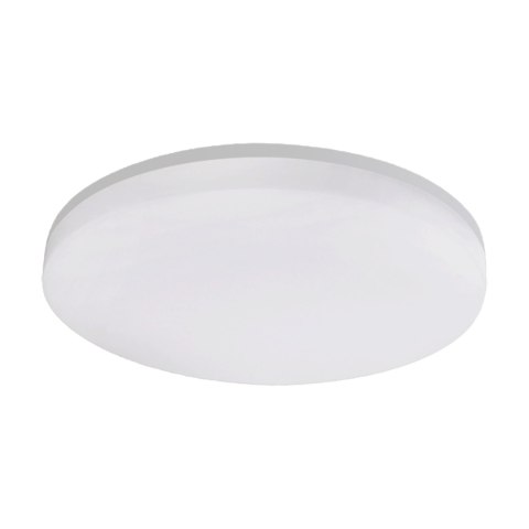 JANTAR LED 24W, plafon z mikrofalowym czujnikiem ruchu, 2565lm, IP54, 4000K, klosz PC