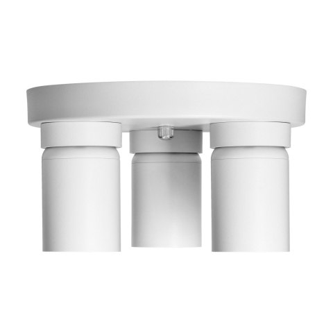 MALTA SP 3, oprawa ścienno-sufitowa, GU10 max. 3x12W, IP20, biała, okrągła podstawa