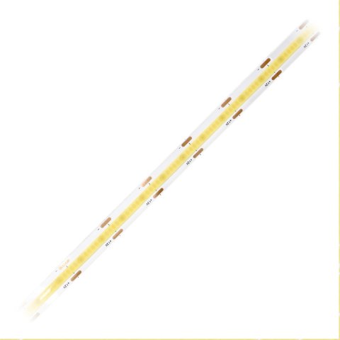 Taśma LED COB 12V, 480L/m, 900lm/m, 10W/m, IP20, 6000K, 5m