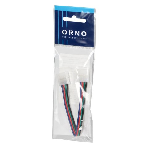Złączka LED RGB 10mm, dwustronna, z przewodem
