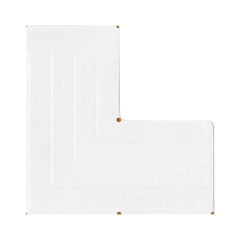 Złączka LED RGB 10mm, kątowa "L"