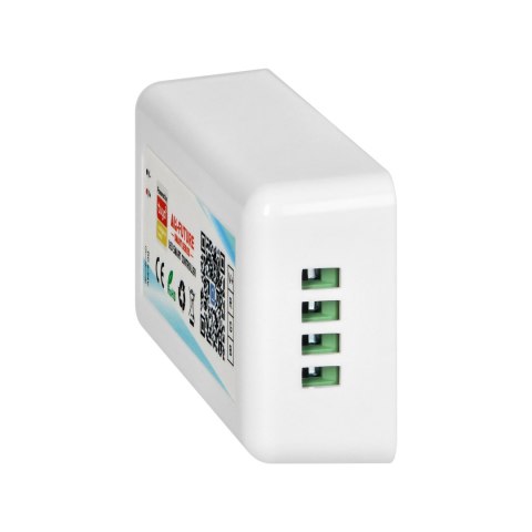 Bezdprzewodowy sterownik do taśm LED RGB Tuya, 5-24V 18A