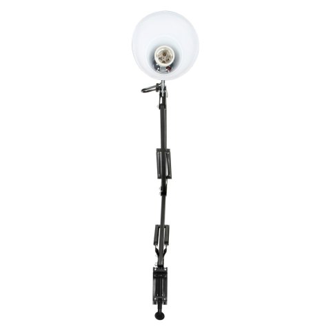 DIAN, lampa biurkowa przykręcana, 10W, E27, stalowa, biała