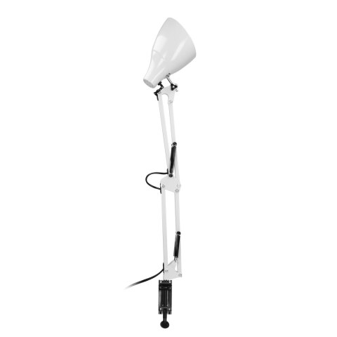 DIAN, lampa biurkowa przykręcana, 10W, E27, stalowa, czarna