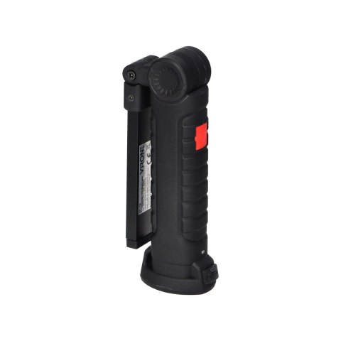 Latarka warsztatowa LED COB 2W, 200lm, 1200mAh, składana