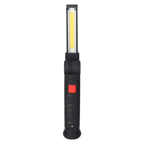 Latarka warsztatowa LED COB 2W, 200lm, 1200mAh, składana