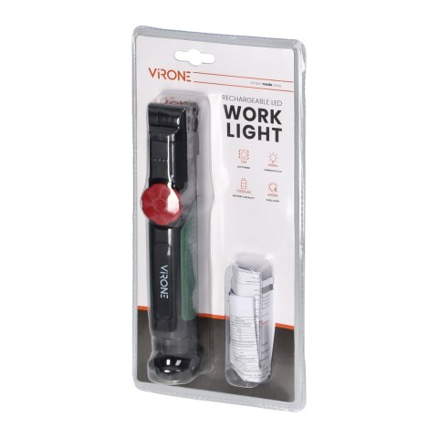 Latarka warsztatowa LED COB 5W, 600lm, 1500mAh, składana
