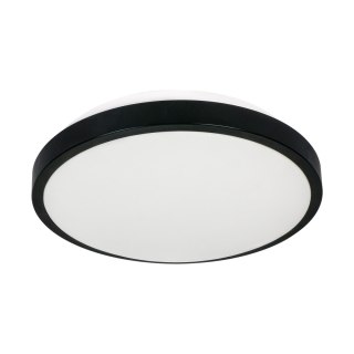 SELENE plafon 2xE27, max. 2x15W, czujnik mikrofalowy, IP54, czarny
