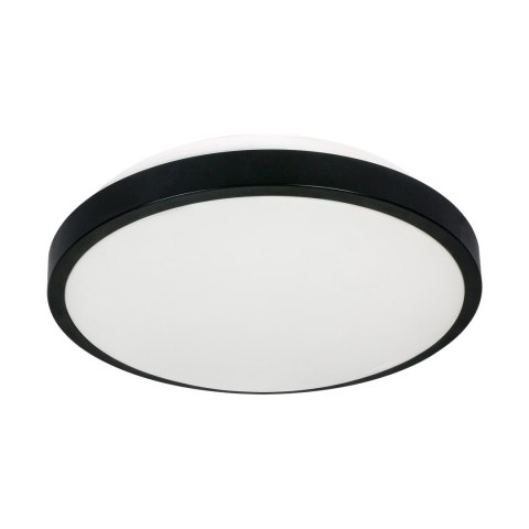 SELENE plafon 2xE27, max. 2x15W, czujnik mikrofalowy, IP54, czarny