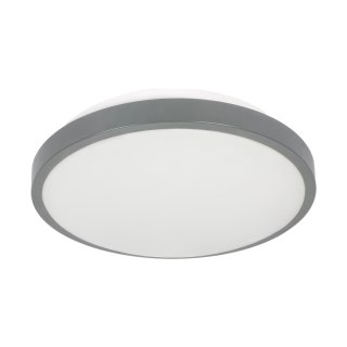 SELENE plafon 2xE27, max. 2x15W, czujnik mikrofalowy, IP54, szary