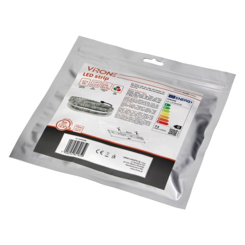 Taśma LED 12V, 5050, 60L/m, 210lm/m, 14,4W/m, IP63, RGB, 5m