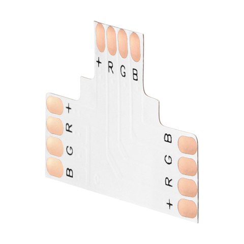 Złączka LED RGB 10mm, trójnik "T"