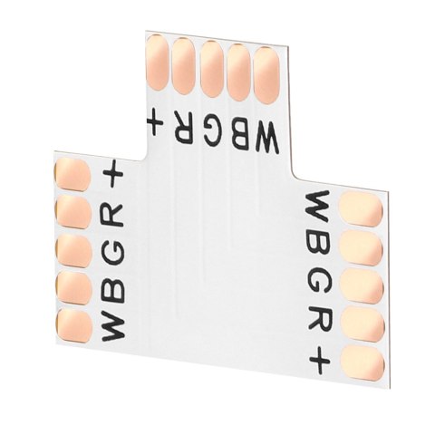 Złączka LED RGBW 12mm, trójnik "T"
