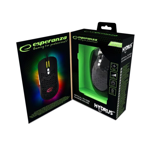 EGM702 Esperanza mysz przewod. gaming led rgb 7d opt. usb hydrus