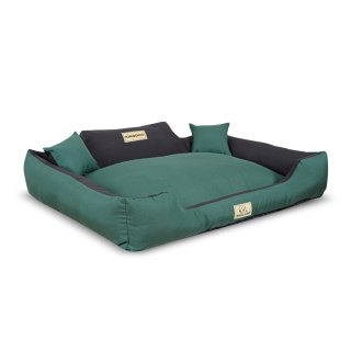 Legowisko rozbieralne antypoślizgowe MM44 115x95cm zielone KingDog